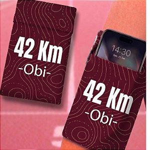 Obi 42 Km Suporte para Celular Bordô
