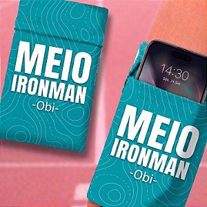 Obi Meio Ironman Suporte Para Celular Azul