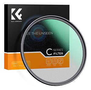 Filtro Lente Black Pro Mist 1/4 72mm Ultra Fino K&F Concept