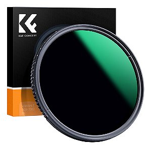 Filtro Nd Variável Nd2 A Nd2000 82mm Densidade Neutra K&F Concept