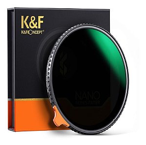 Filtro Lente Nano-x Nd2 A Nd400 82mm Variável K&F Concept