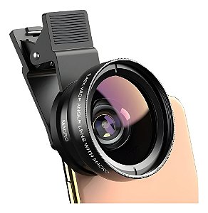 Lente Celular Macro 12.5x E Super Ângulo Amplo 0.45x  Apexel