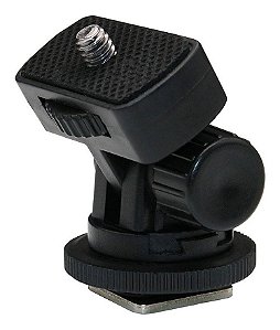 Sapata Articulável Inclinável 180 Graus Flash Led Ring Light