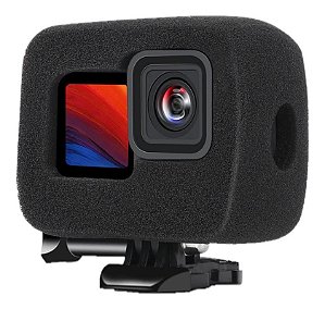 Espuma Anti Ruído Redução De Vento Para Gopro Hero 9 Black