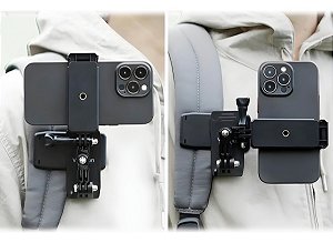 Suporte Clip Gopro Presilha Grampo Garra Quick Release 360º