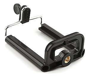 Suporte Adaptador Clipe Celular Rosca 1/4 Para Tripé Bastao