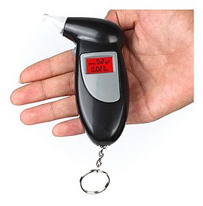 Bafômetro Digital Portátil C/ Bocais Etilômetro Profissional