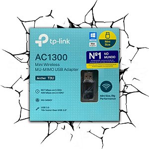 AC 1300 Adaptador Mini Wireless