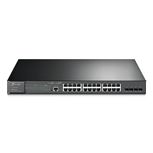 Switch L2 De 28 Portas 24 Portas Tl-sg3428mp Tp-link Bivolt