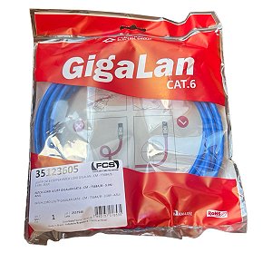 Patch Cord Cat6 - 3,0mts - Azul 35123605 Furukawa