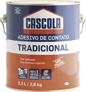 ADESIVO DE CONTATO CASCOLA SEM TOLUOL, 2,8 KG, HENKEL