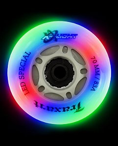 Jogo de Rodas LED Especial X-Light 70mm