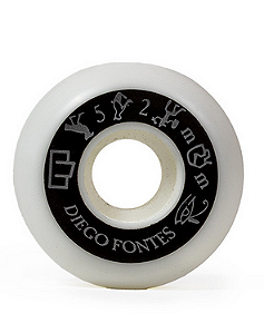 Rodas de skate MOSKA 52mm 55D/101A - Cônica - Diego Fontes