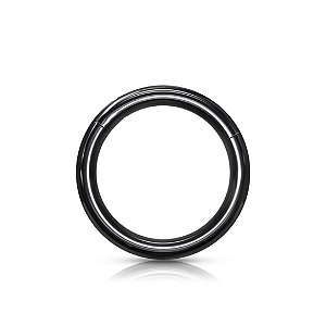 Segmento Liso | PVD Black | Piercing de Argola