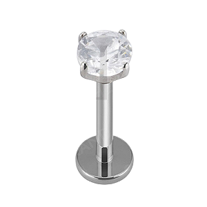 Joia Ponto de Luz Push Pin | 3mm | Titânio