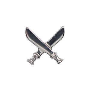 Joia Labret Espada Dupla | Titânio | Piercing de Orelha