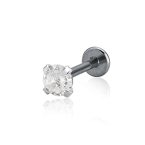 Piercing Ponto de Luz 2mm | Titânio | Piercing de Orelha
