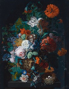 Natureza morta com flores XII
