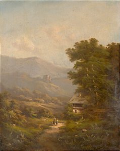 Paisagem com a montanha