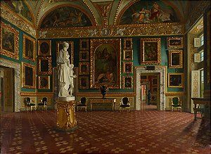 Salão da Ilíada no Palácio Pitti, Florença (c. 1870)