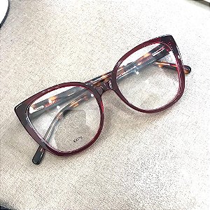 Armação Acetato  Feminina Gatinho -5395A-