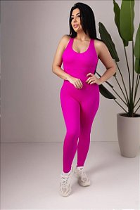 MACACÃO LONGO FITNESS CARLA - PINK