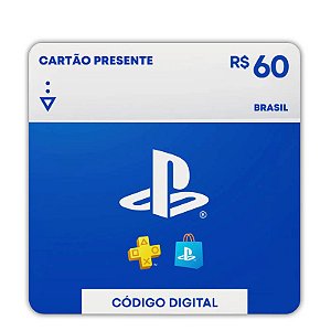 Gift Card Playstation 60 reais