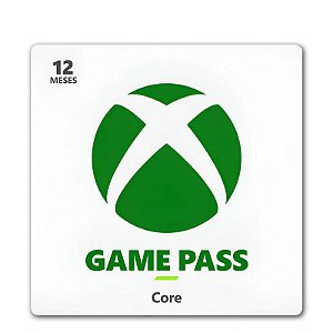 Assinatura Xbox Game Pass Core 12 Meses