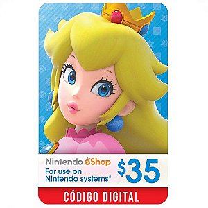 Gift Card Nintendo eShop 35 Dólares