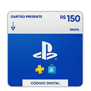 Gift Card Playstation 150 reais