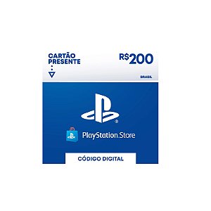 Gift Card Playtation Store Brasil 200 reais