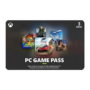 Assinatura Xbox Game Pass 3 Meses - PC