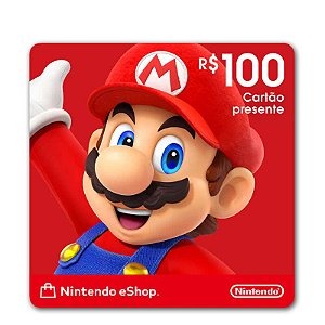 Gift Card Nintendo Switch 100 Reais