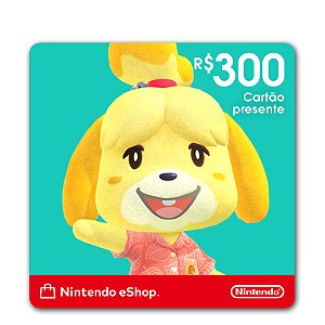 Gift Card Nintendo Switch 300 Reais