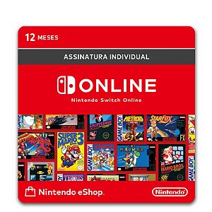 Assinatura Nintendo Switch 12 Meses