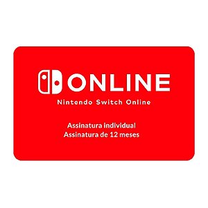 Assinatura Nintendo Switch 12 Meses