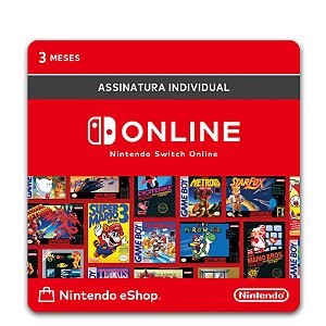 Assinatura Nintendo Switch 3 Meses