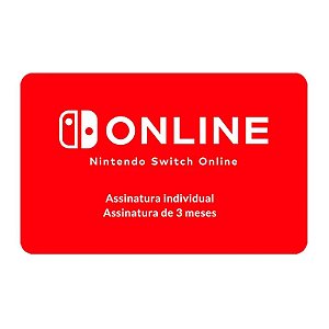 Assinatura Nintendo Switch 3 Meses