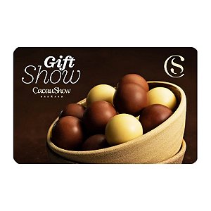 Gift Card Cacau Show 50 Reais