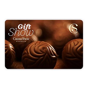 Gift Card Cacau Show 100 Reais