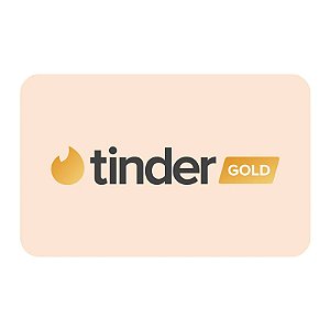 Gift Card Tinder Gold 1 Mês