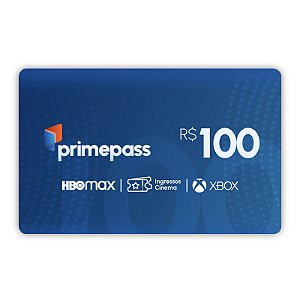 Gift Card Primepass Cash 100 reais