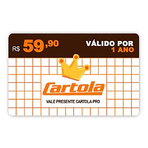 Gift Card Cartola FC Pro