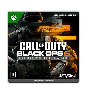 Call of Duty: Black Ops 6 Pacote Multigeração Xbox Series X|S One