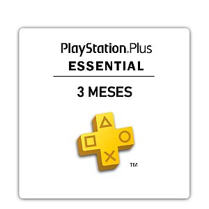 Assinatura Playstation Plus Essential 3 Meses