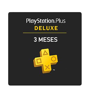 Assinatura Playstation Plus Deluxe 3 Meses