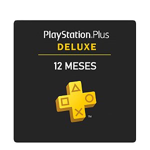 Assinatura Playstation Plus Deluxe 12 Meses