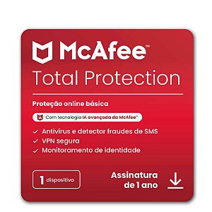 McAfee Total Protection 1 Dispositivo