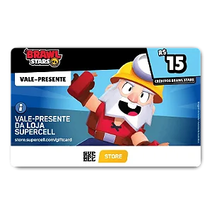 Supercell Brawl Stars Gift Card 15 Reais