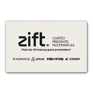 Zift Card Cartão Presente Multimarcas 450 reais
